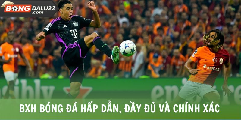 BXH Bóng Đá 1 BXH bóng đá đầy đủ và chính xác